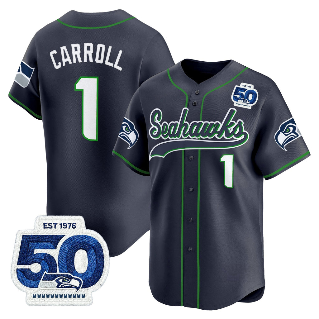 SEA 50th Anniversary Vapor Baseball Jersey - All Stitched