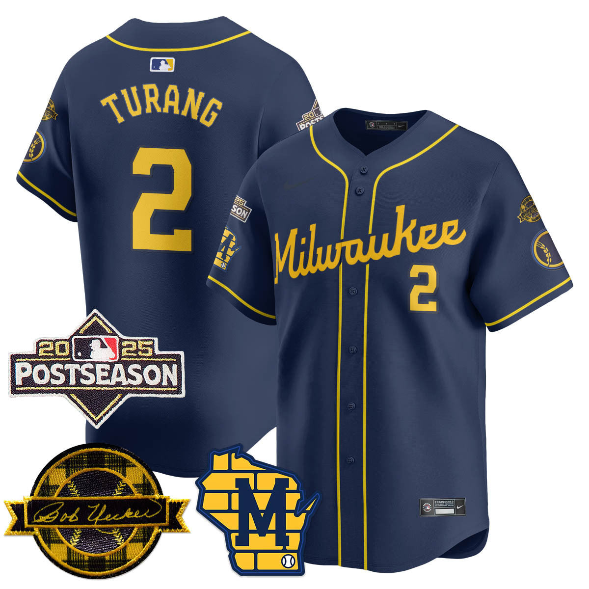 MIL 2025 Postseason Men Jersey - All Stitched