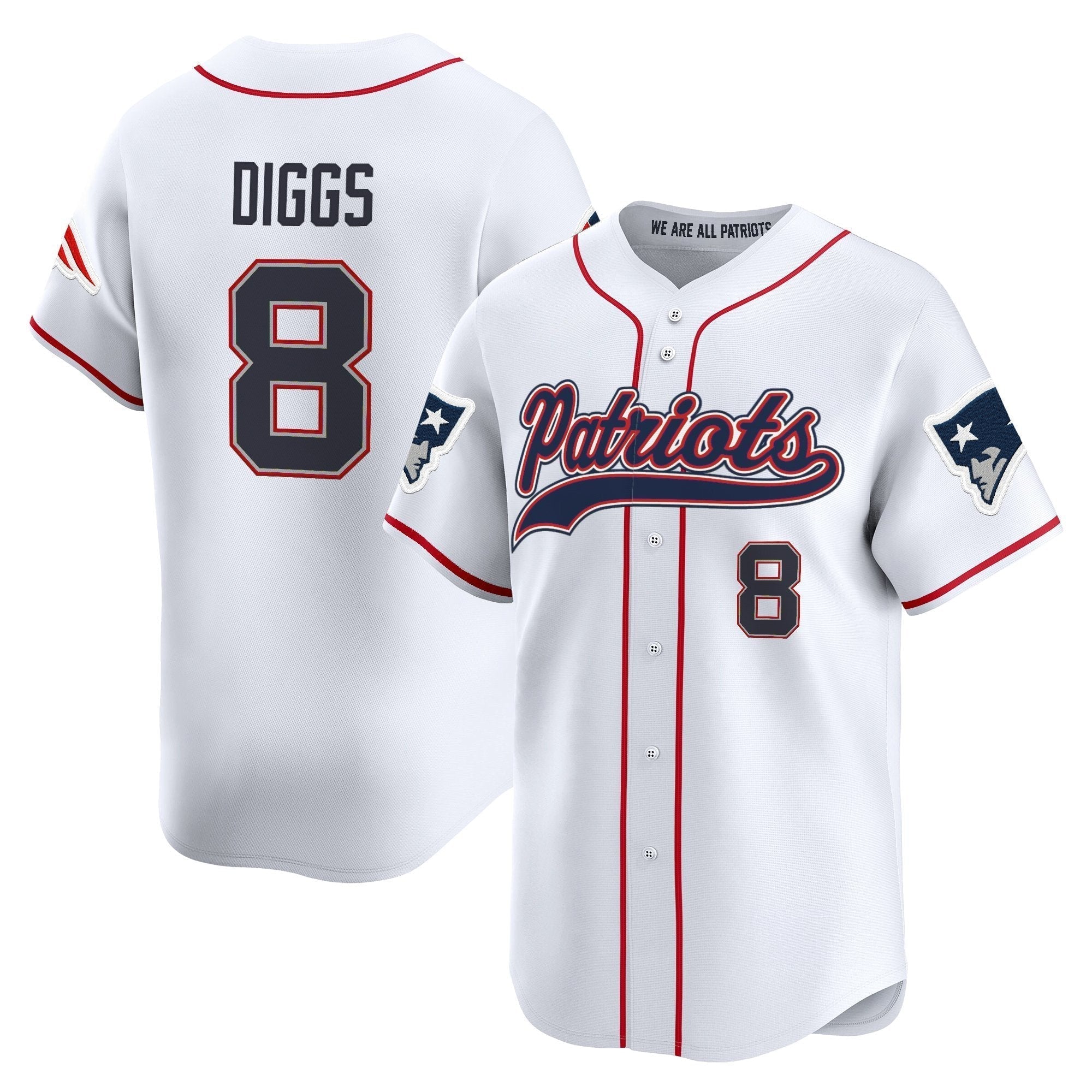 NE 2025 Vapor Baseball Jersey - All Stitched