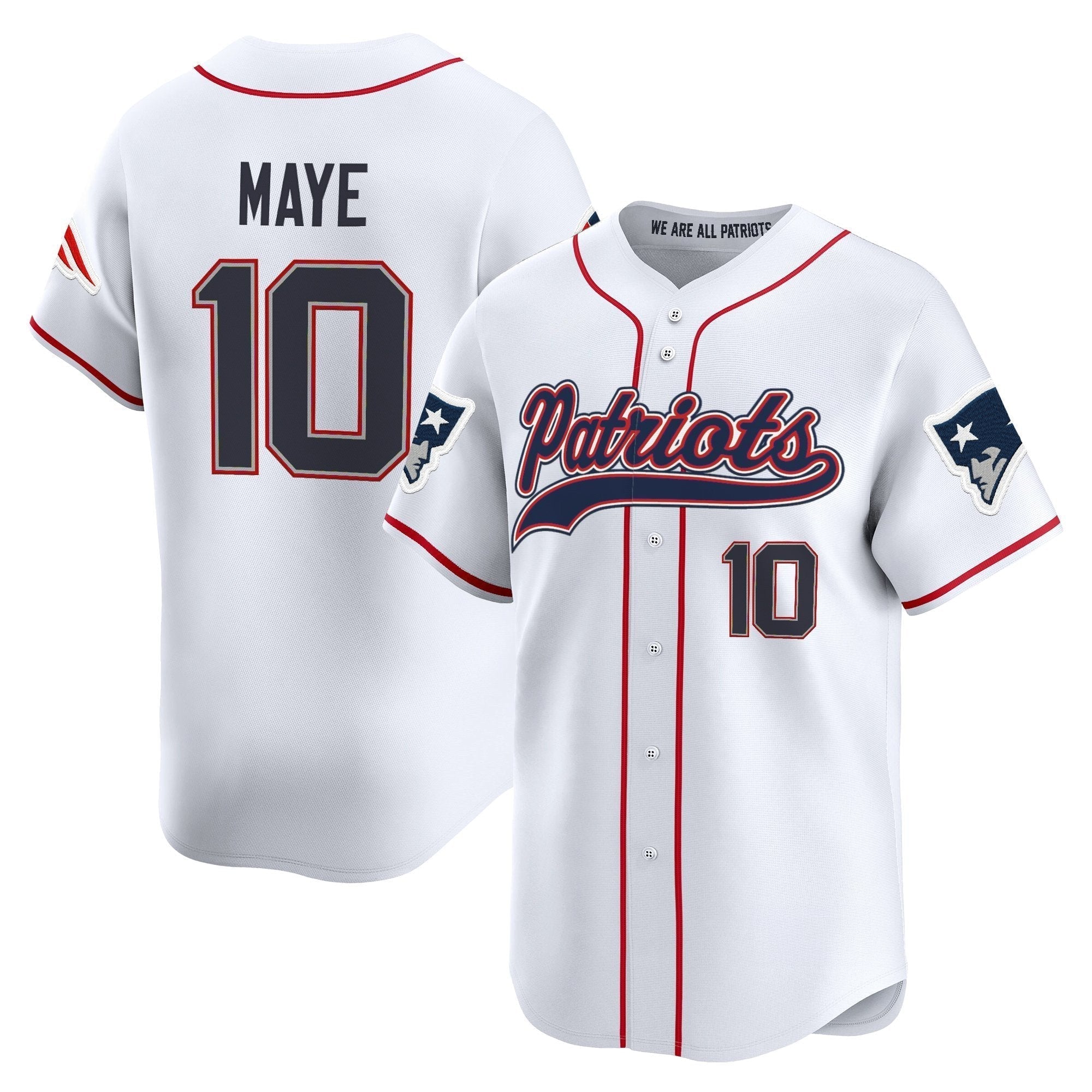 NE 2025 Vapor Baseball Jersey - All Stitched