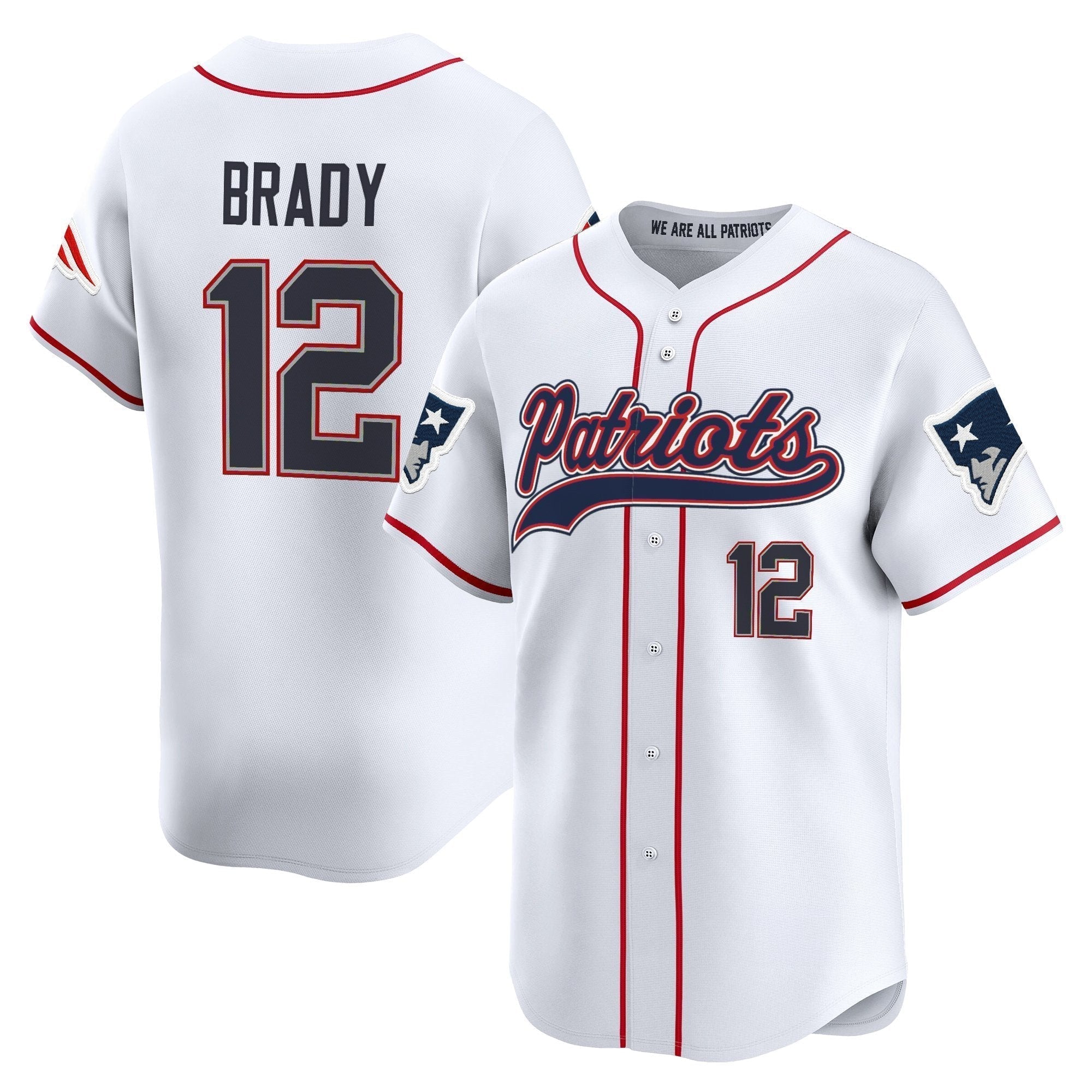 NE 2025 Vapor Baseball Jersey - All Stitched