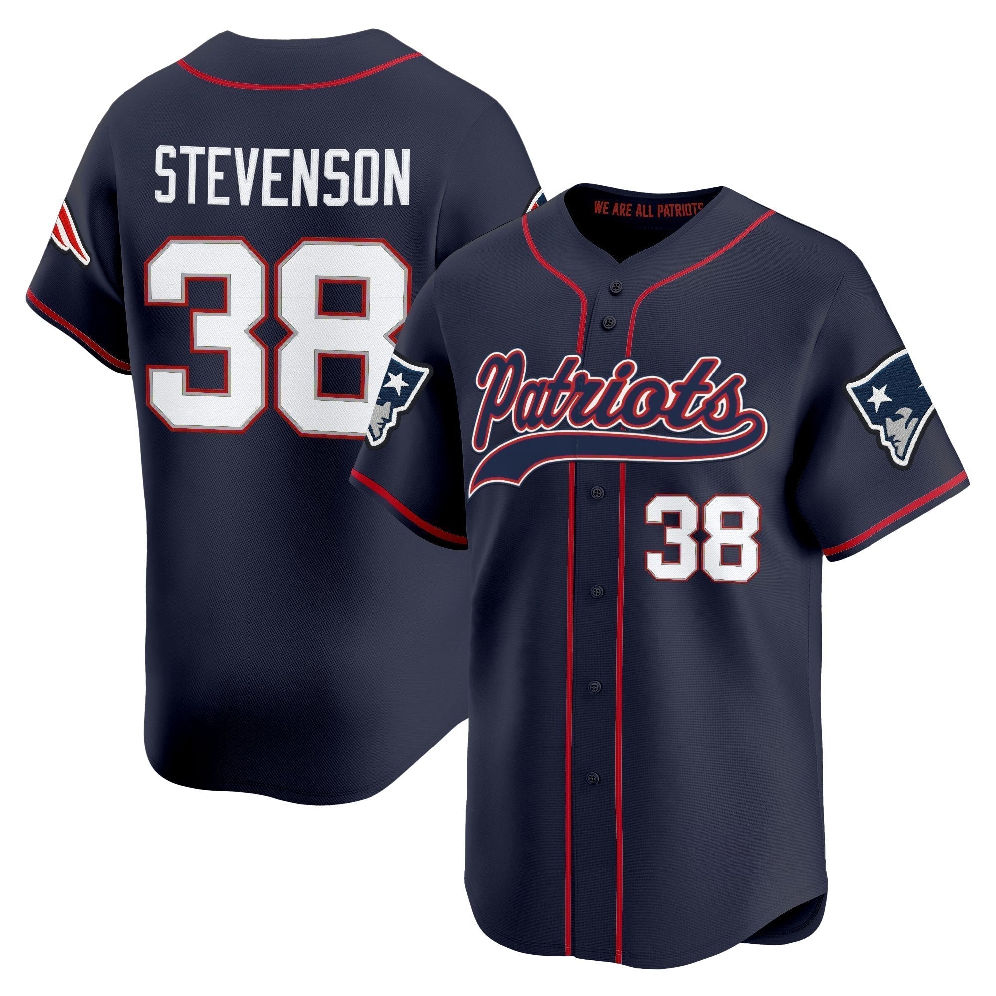 NE 2025 Vapor Baseball Jersey - All Stitched