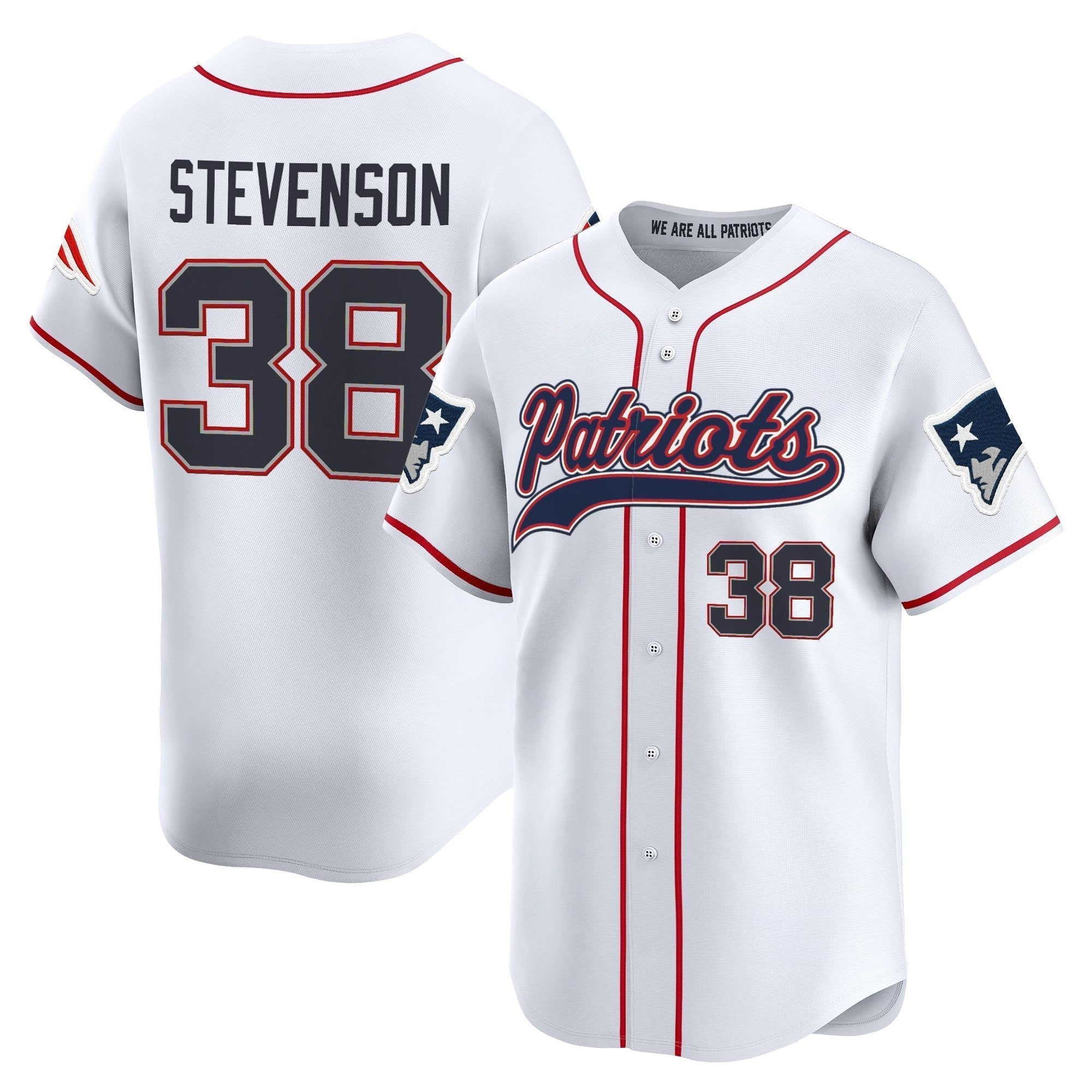 NE 2025 Vapor Baseball Jersey - All Stitched