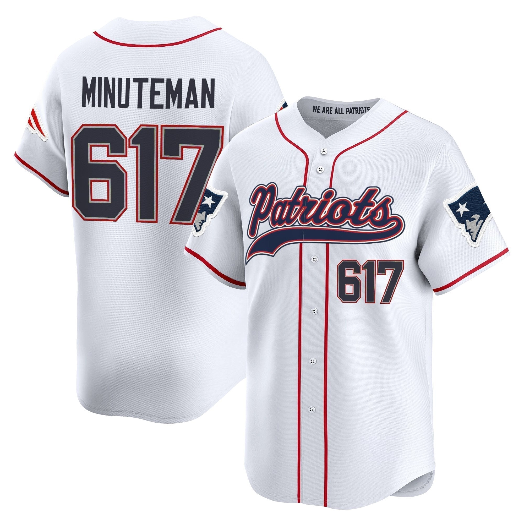 NE 2025 Vapor Baseball Jersey - All Stitched