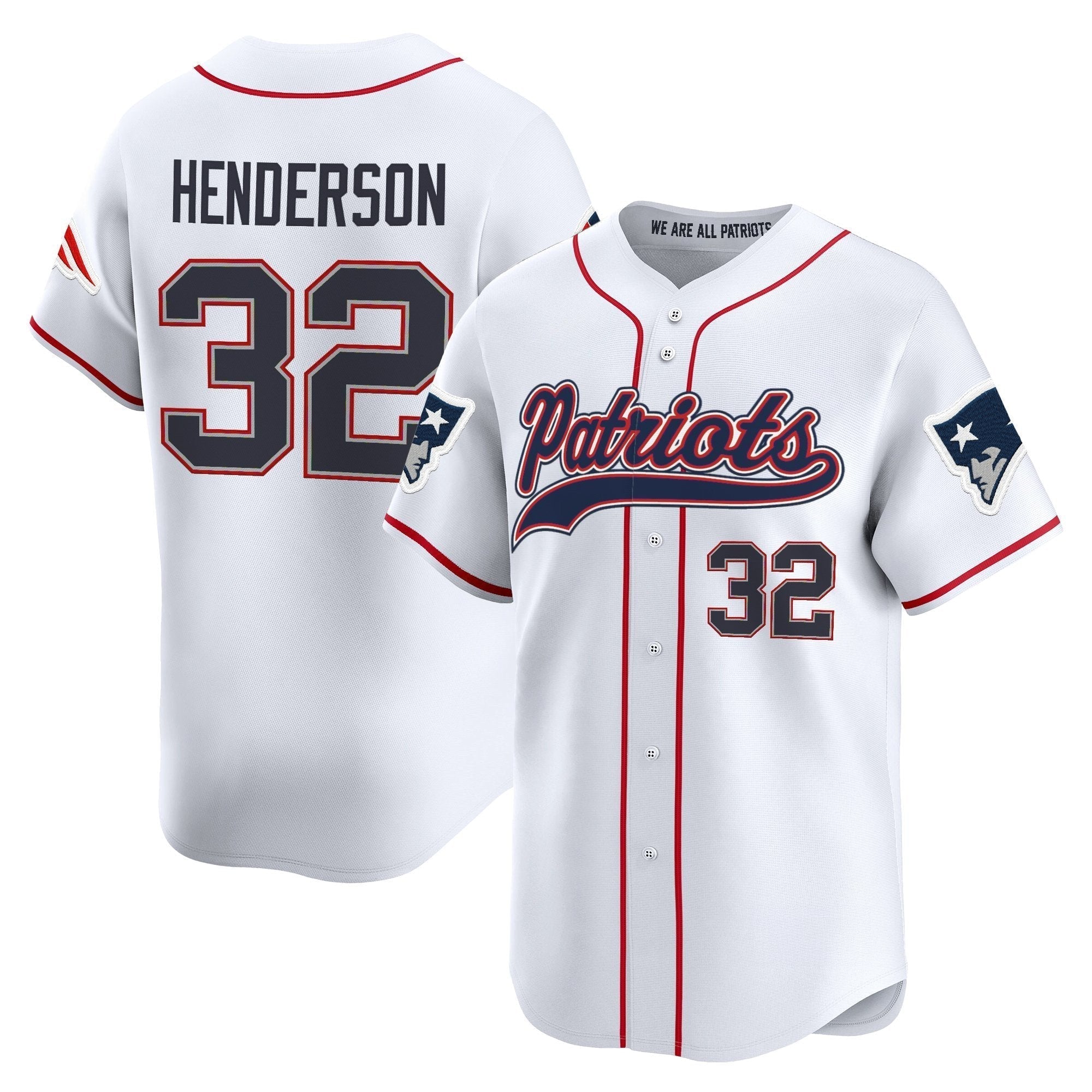 NE 2025 Vapor Baseball Jersey - All Stitched
