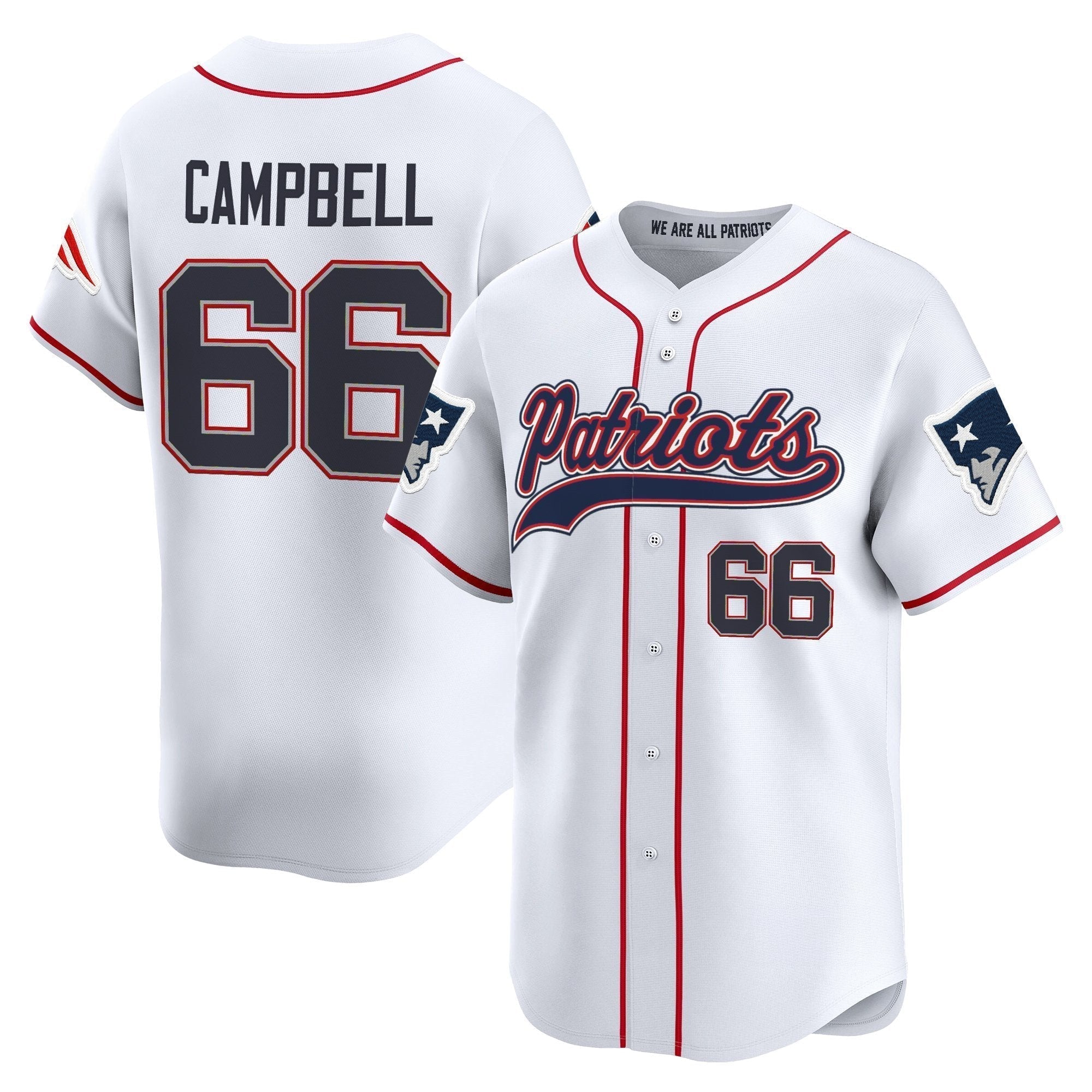 NE 2025 Vapor Baseball Jersey - All Stitched