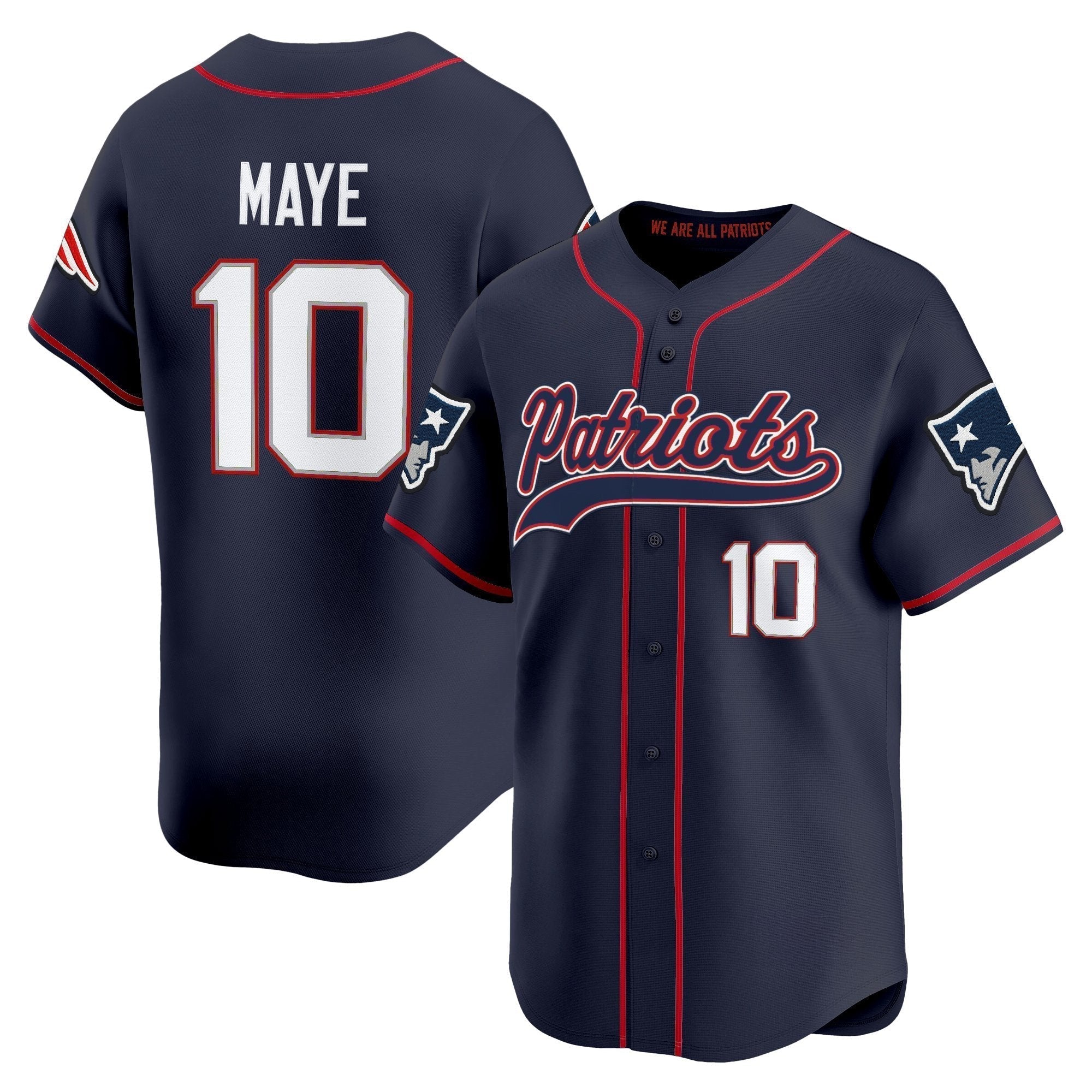 NE 2025 Vapor Baseball Jersey - All Stitched