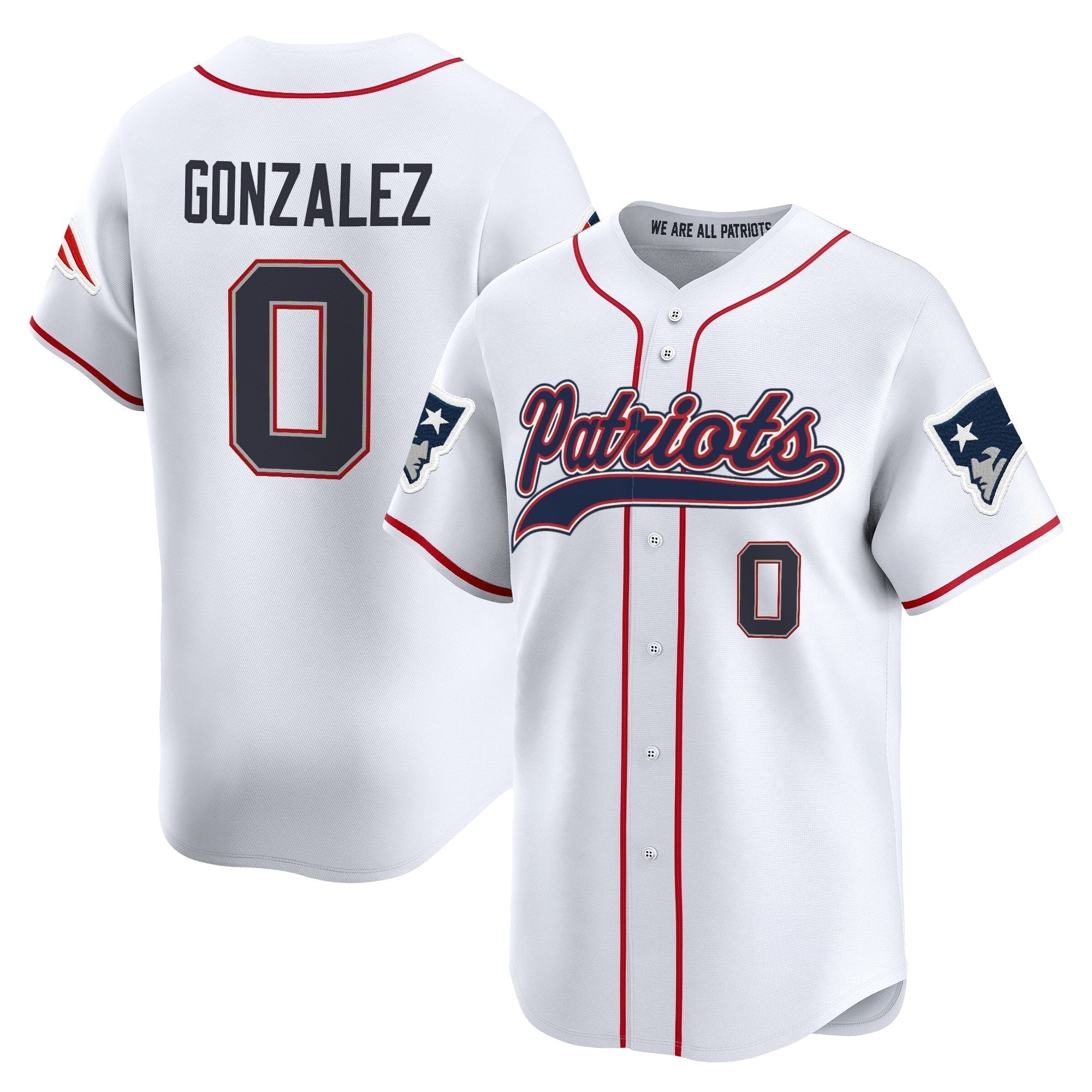 NE 2025 Vapor Baseball Jersey - All Stitched