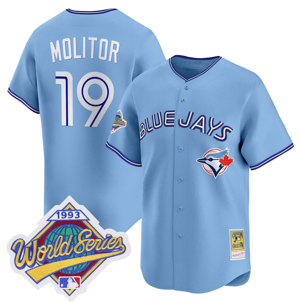 TOR 1993 World Series Vapor Premier Jersey - Throwback Edition - All Stitched