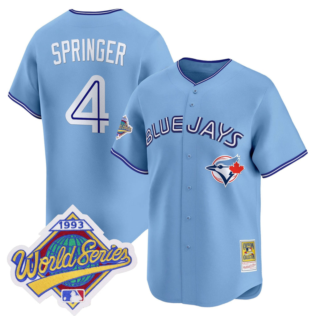 TOR 1993 World Series Vapor Premier Jersey - Throwback Edition - All Stitched