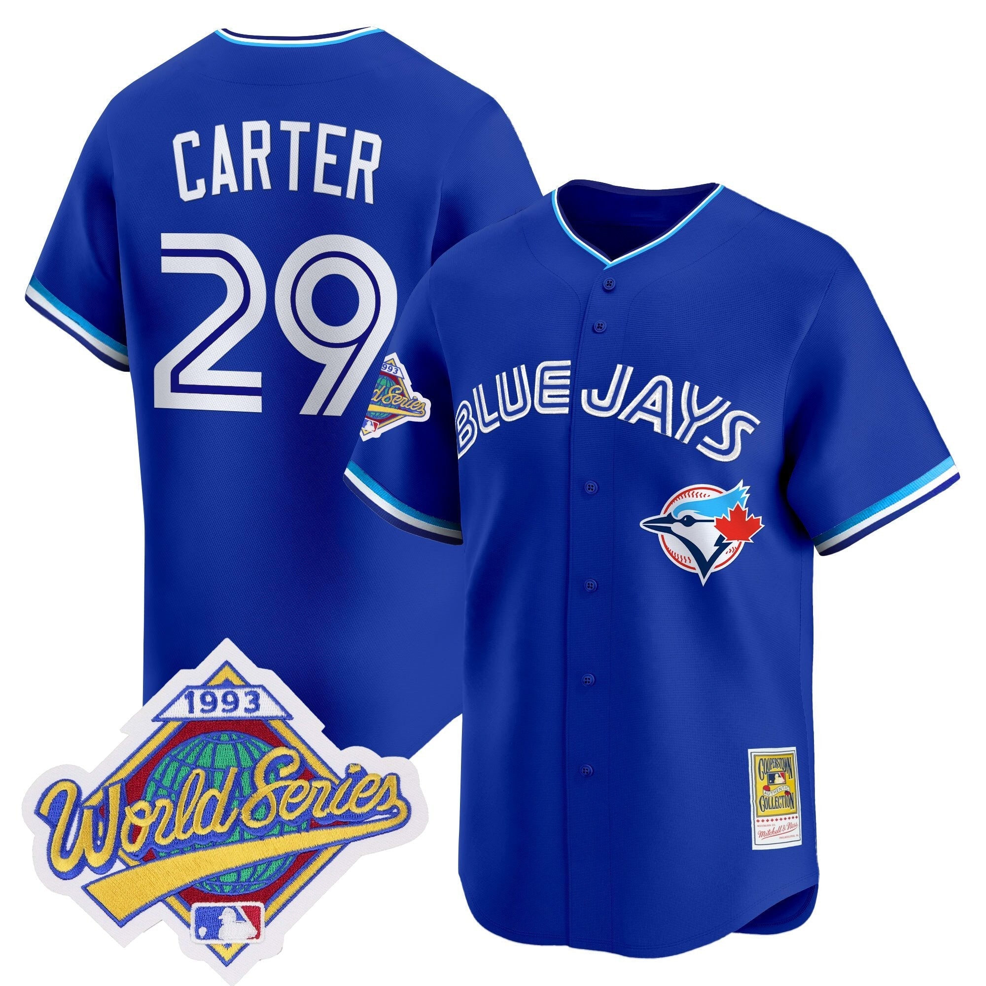 TOR 1993 World Series Vapor Premier Jersey - Throwback Edition - All Stitched
