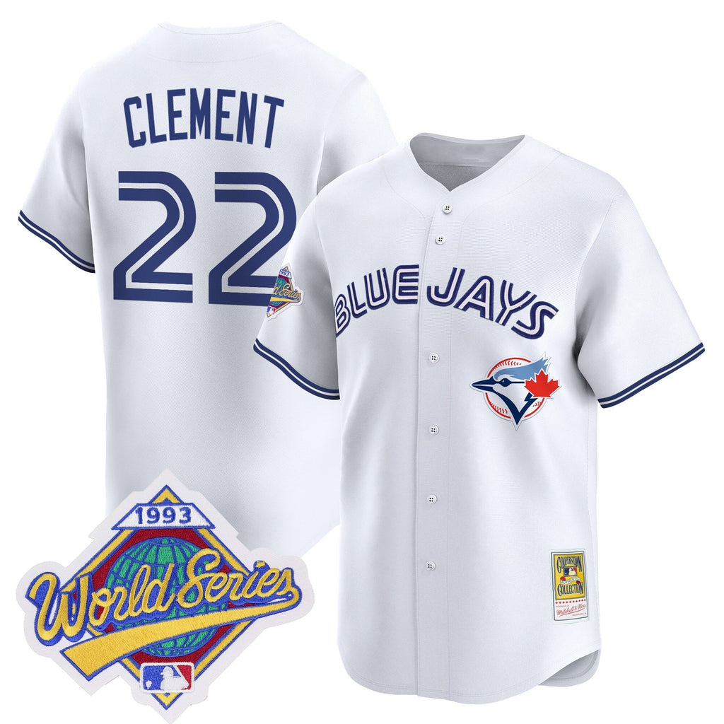 TOR 1993 World Series Vapor Premier Jersey - Throwback Edition - All Stitched