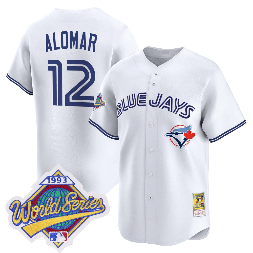 TOR 1993 World Series Vapor Premier Jersey - Throwback Edition - All Stitched