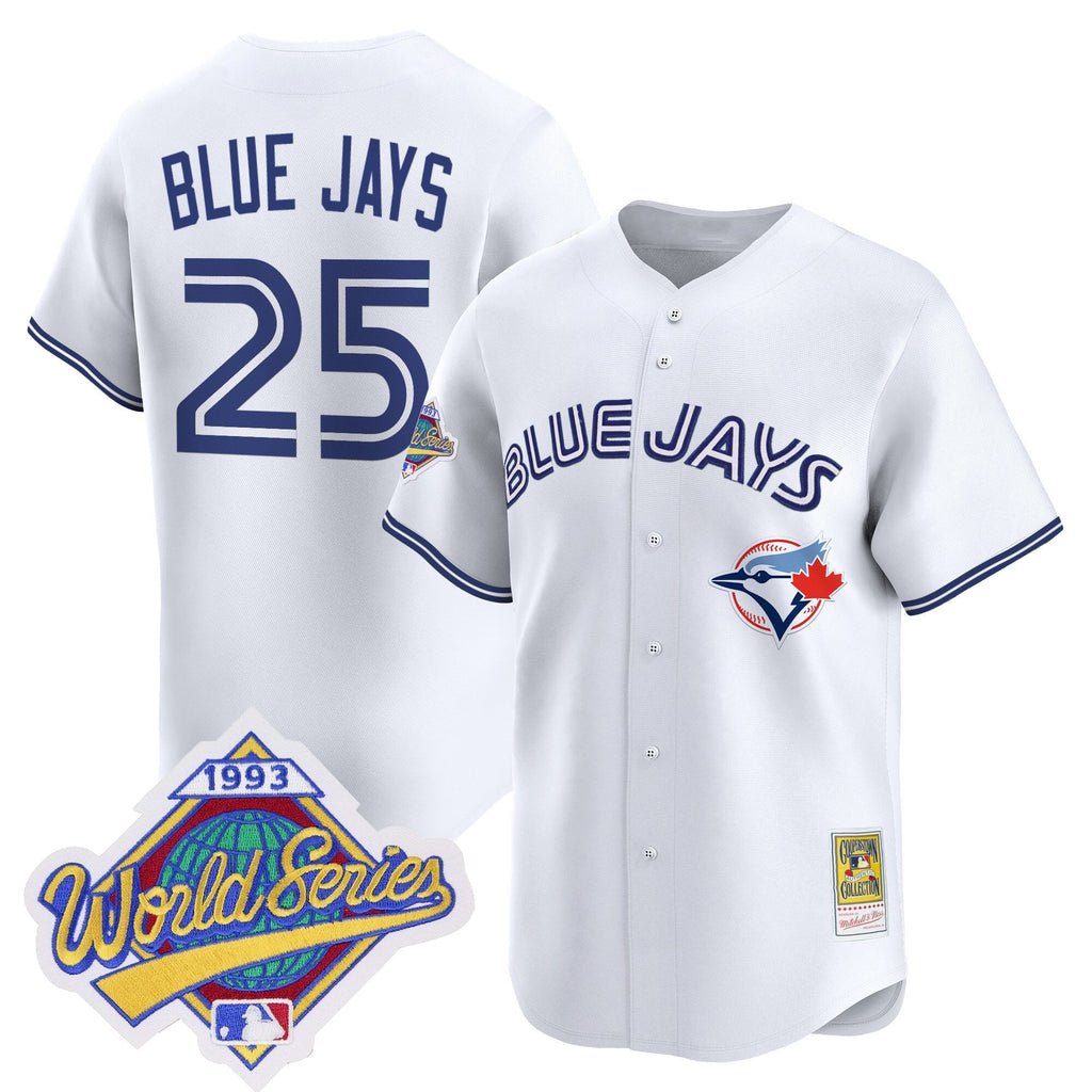 TOR 1993 World Series Vapor Premier Jersey - Throwback Edition - All Stitched