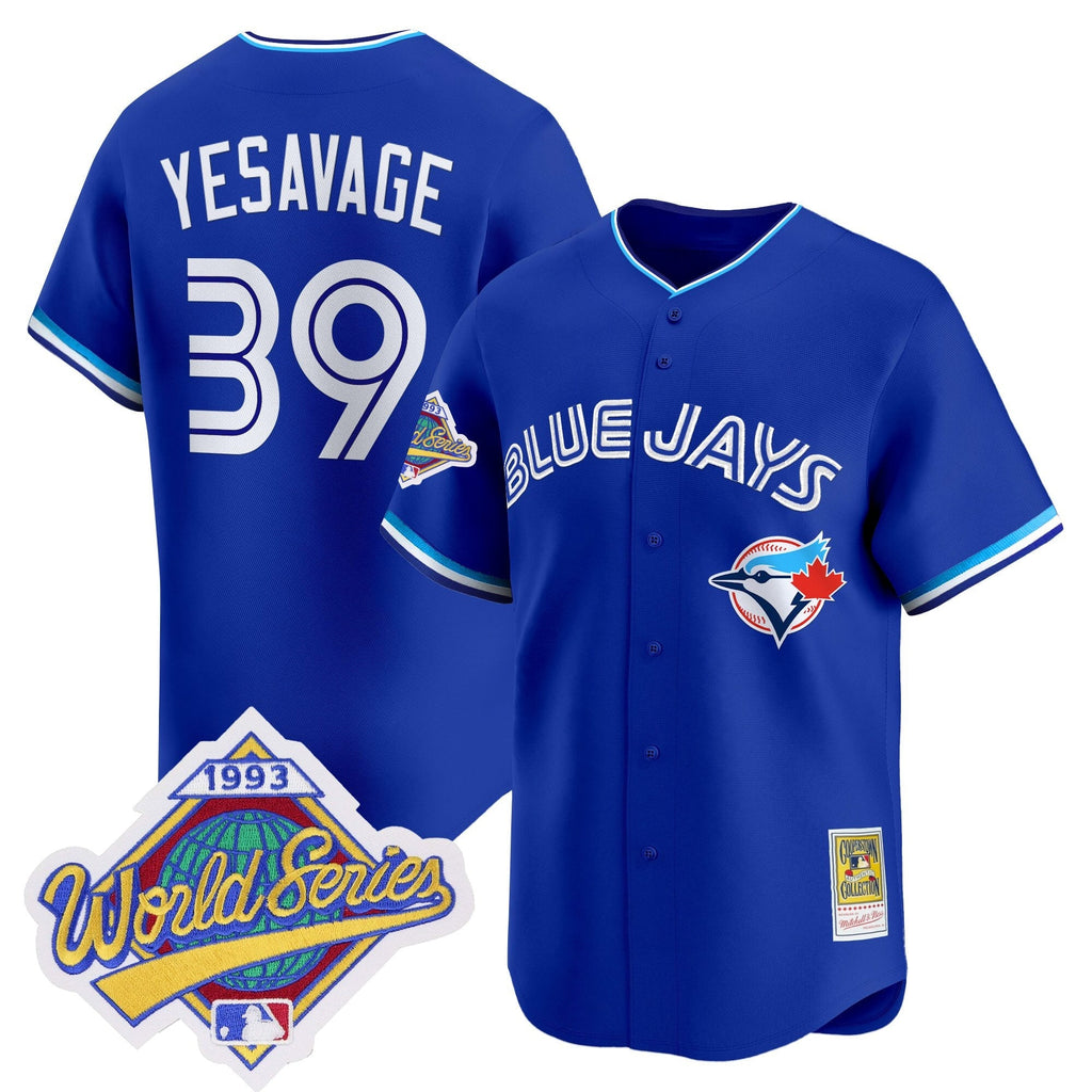 TOR 1993 World Series Vapor Premier Jersey - Throwback Edition - All Stitched