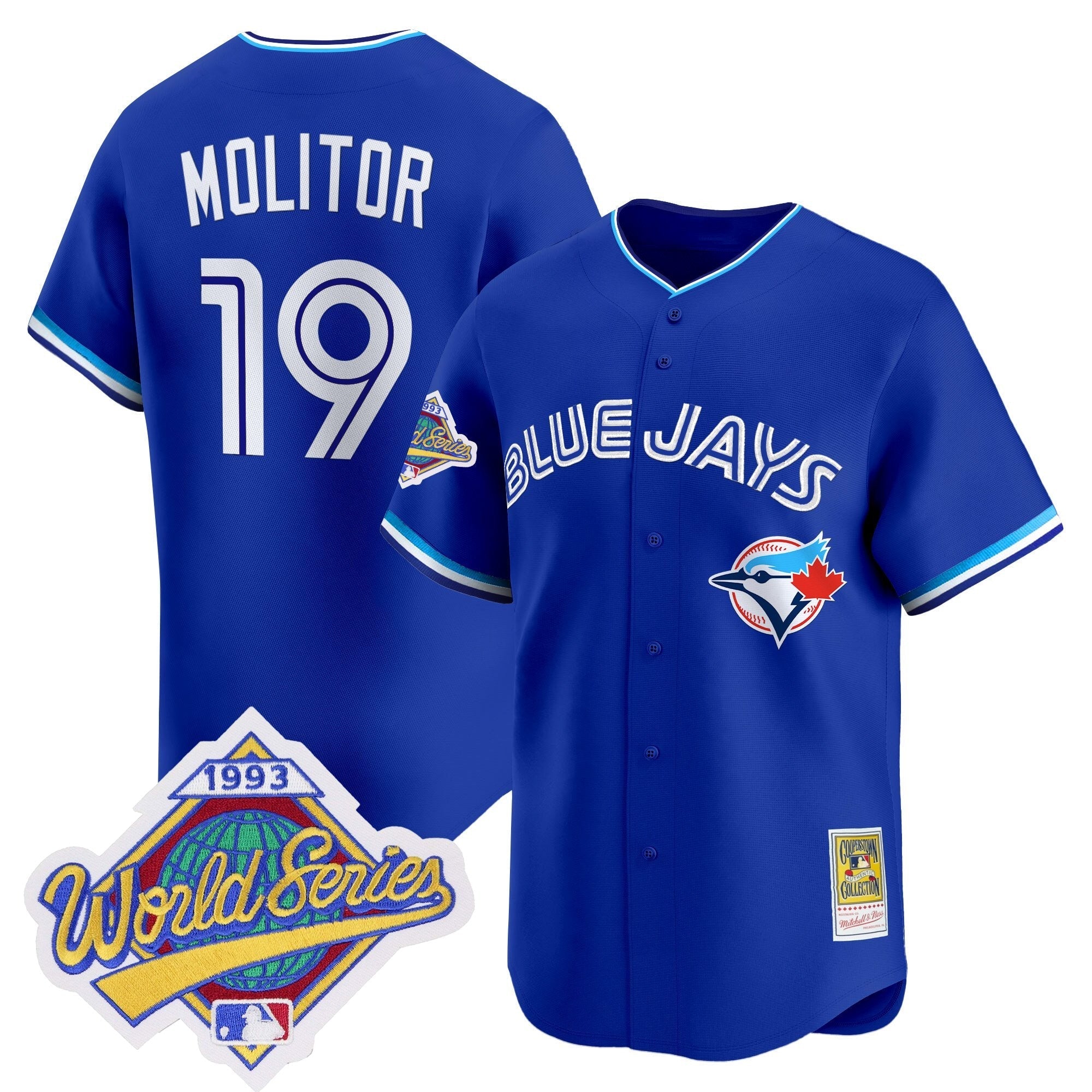 TOR 1993 World Series Vapor Premier Jersey - Throwback Edition - All Stitched