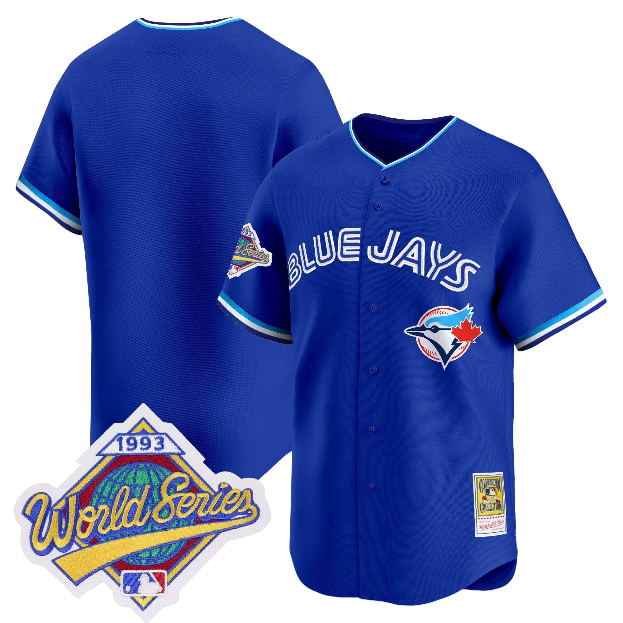 TOR 1993 World Series Vapor Premier Jersey - Throwback Edition - All Stitched