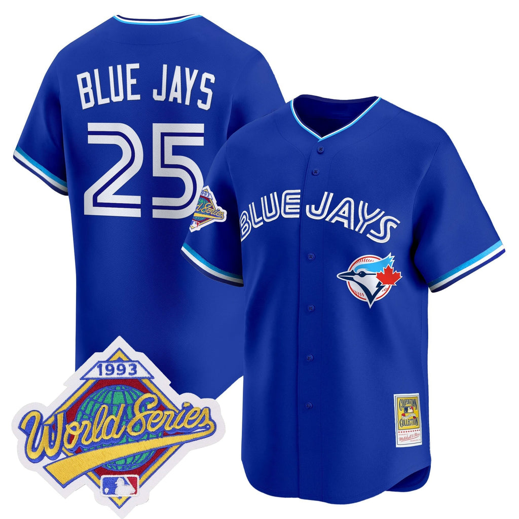 TOR 1993 World Series Vapor Premier Jersey - Throwback Edition - All Stitched