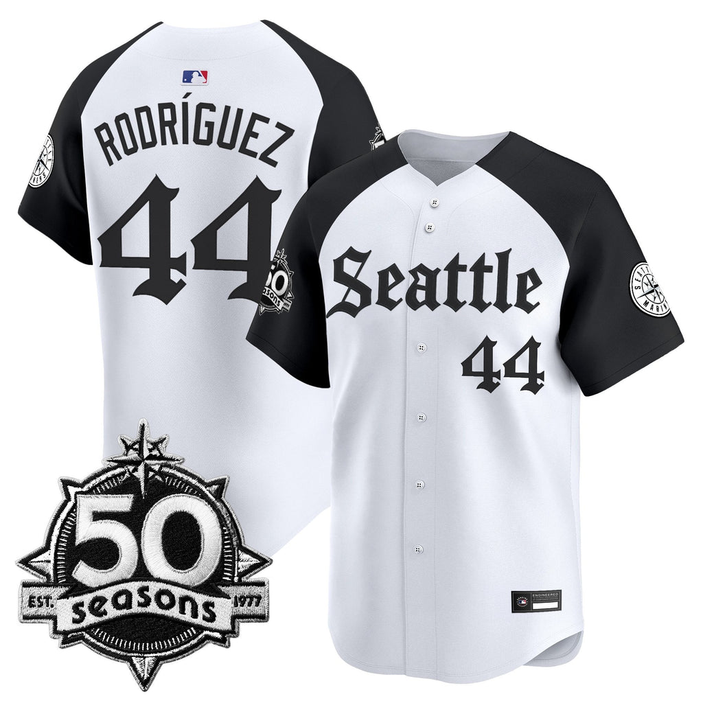 SEA 50 Seasons Patch Vapor Premier Limited Jersey - Gothic Edition - All Stitched