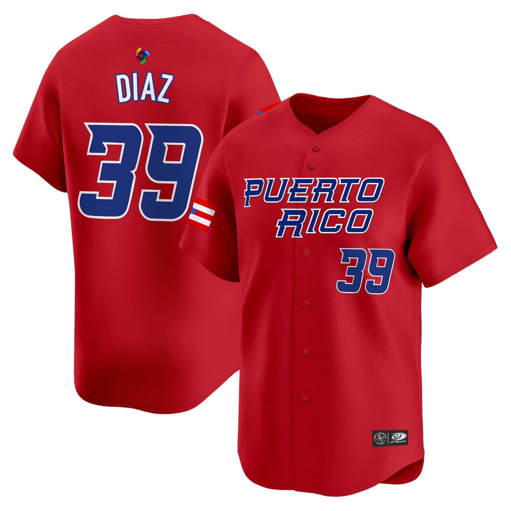 Team Puerto Rico World Baseball Classic Vapor Premier Jersey - 2026 Roster - All Stitched