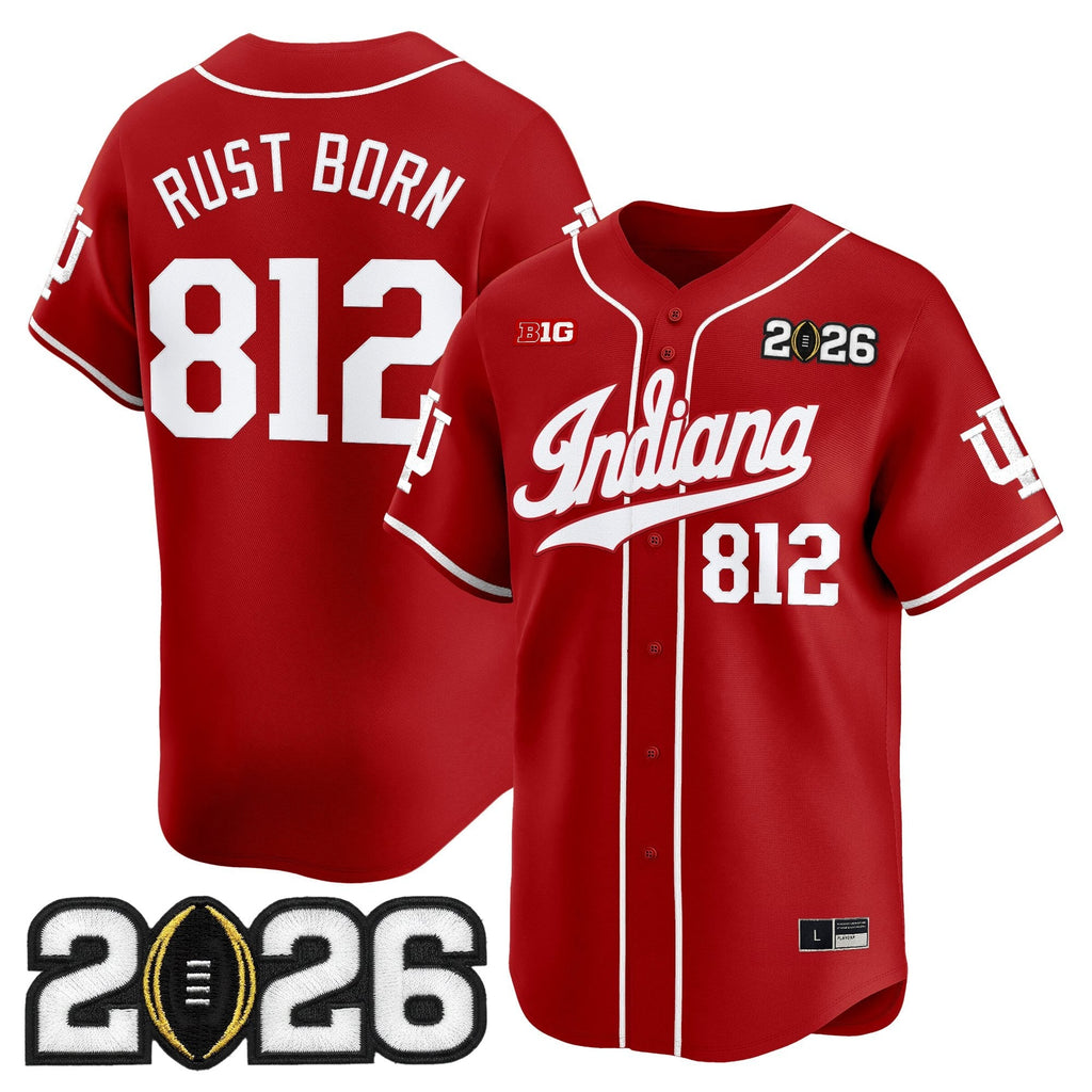 Ind 2026 CFP Final Patch Vapor Baseball Jersey - All Stitched