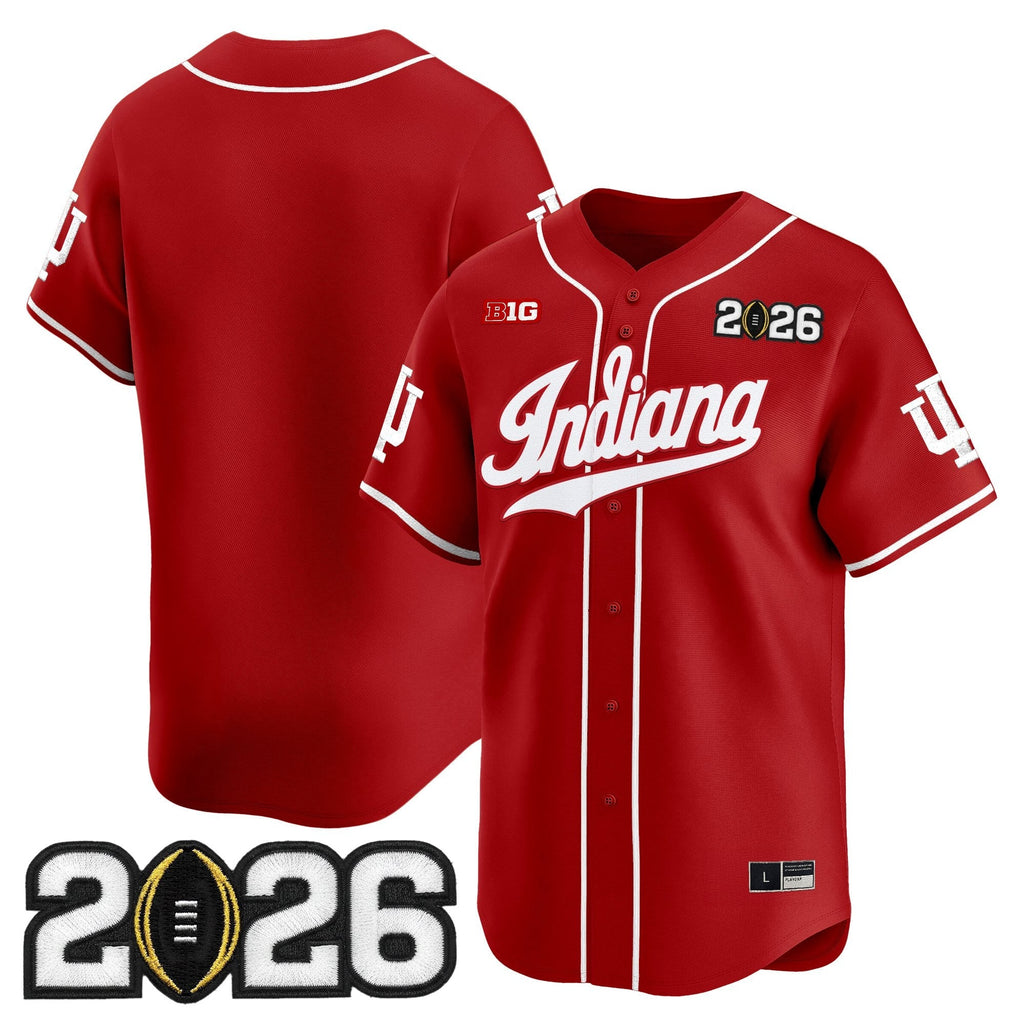 Ind 2026 CFP Final Patch Vapor Baseball Jersey - All Stitched
