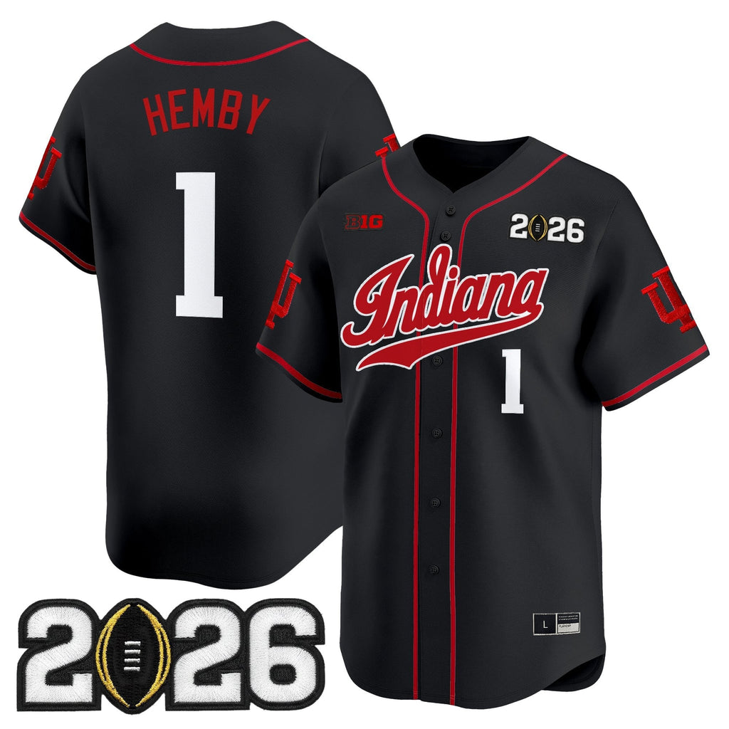 Ind 2026 CFP Final Patch Vapor Baseball Jersey - All Stitched