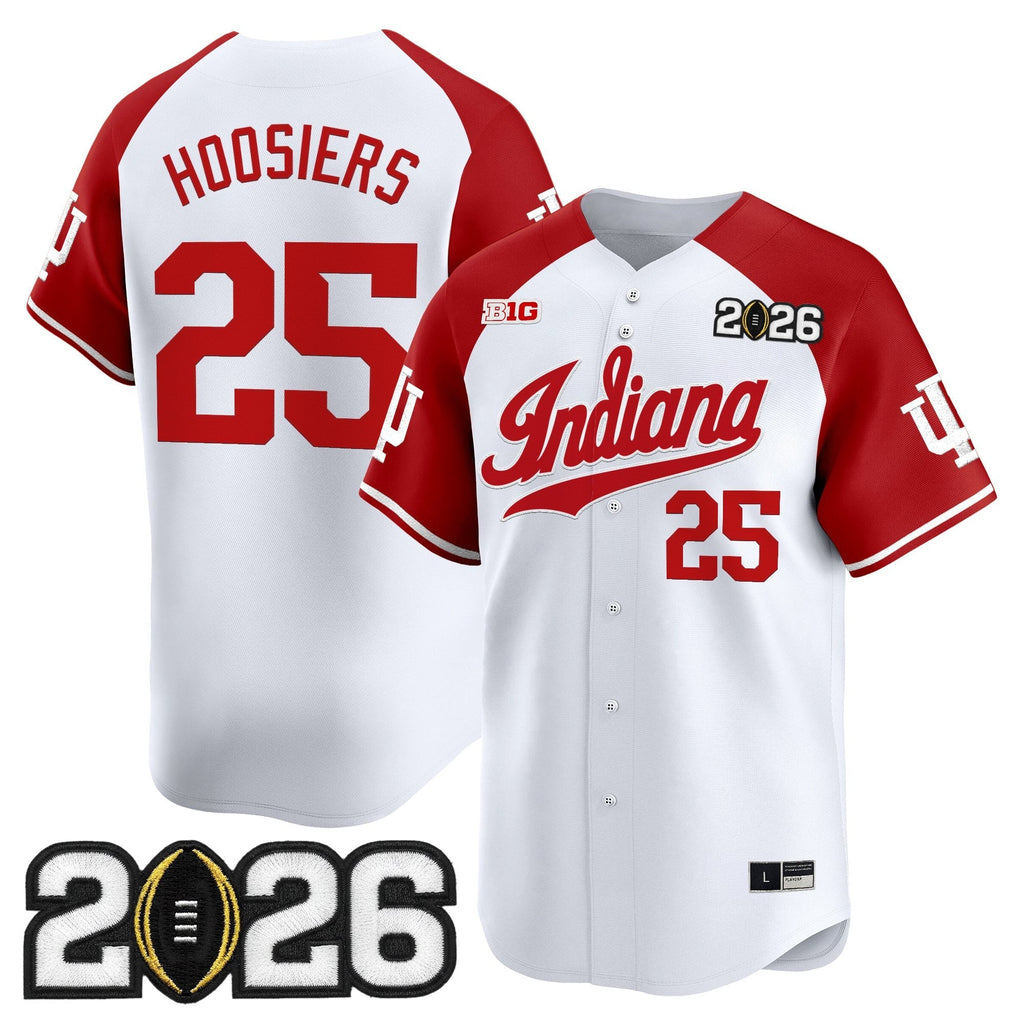 Ind 2026 CFP Final Patch Vapor Baseball Jersey - All Stitched