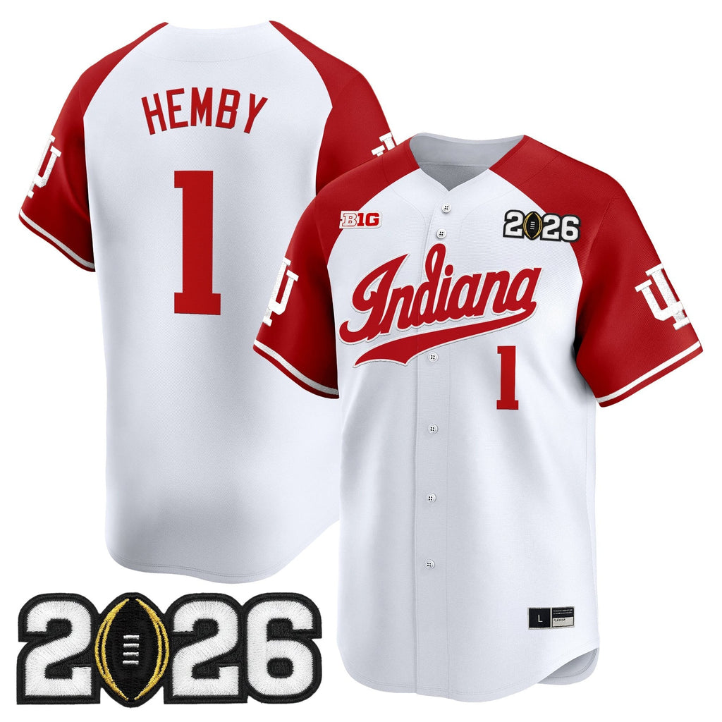 Ind 2026 CFP Final Patch Vapor Baseball Jersey - All Stitched