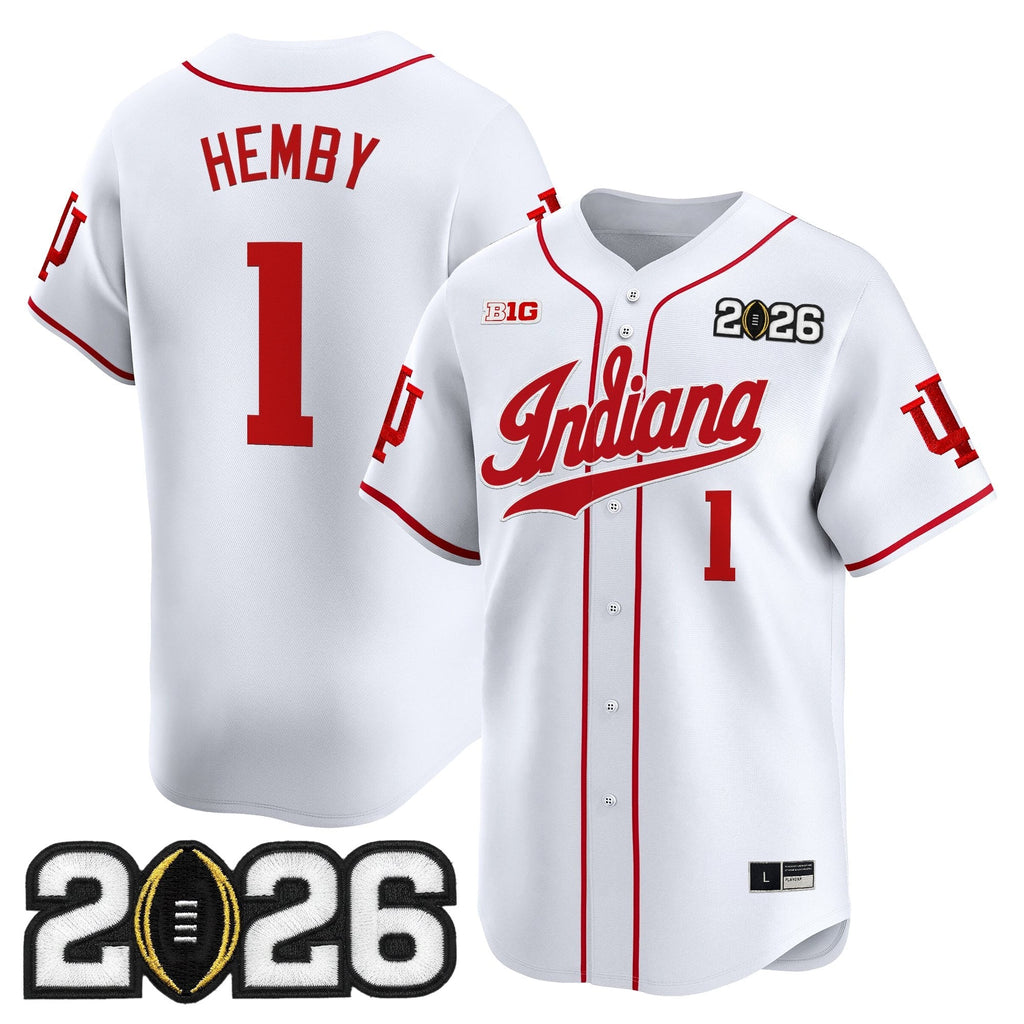 Ind 2026 CFP Final Patch Vapor Baseball Jersey - All Stitched