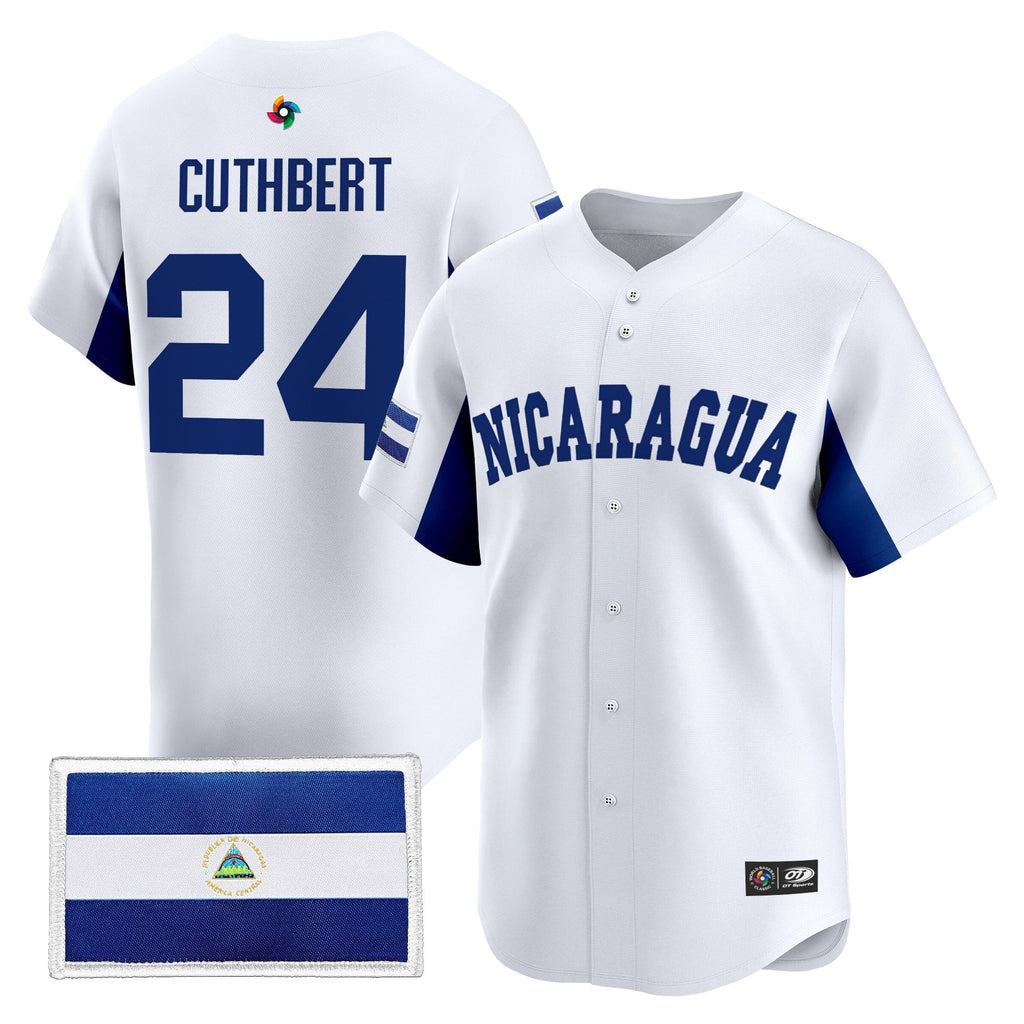 Team Nicaragua 2026 World Baseball Classic Vapor Premier Jersey - All Stitched