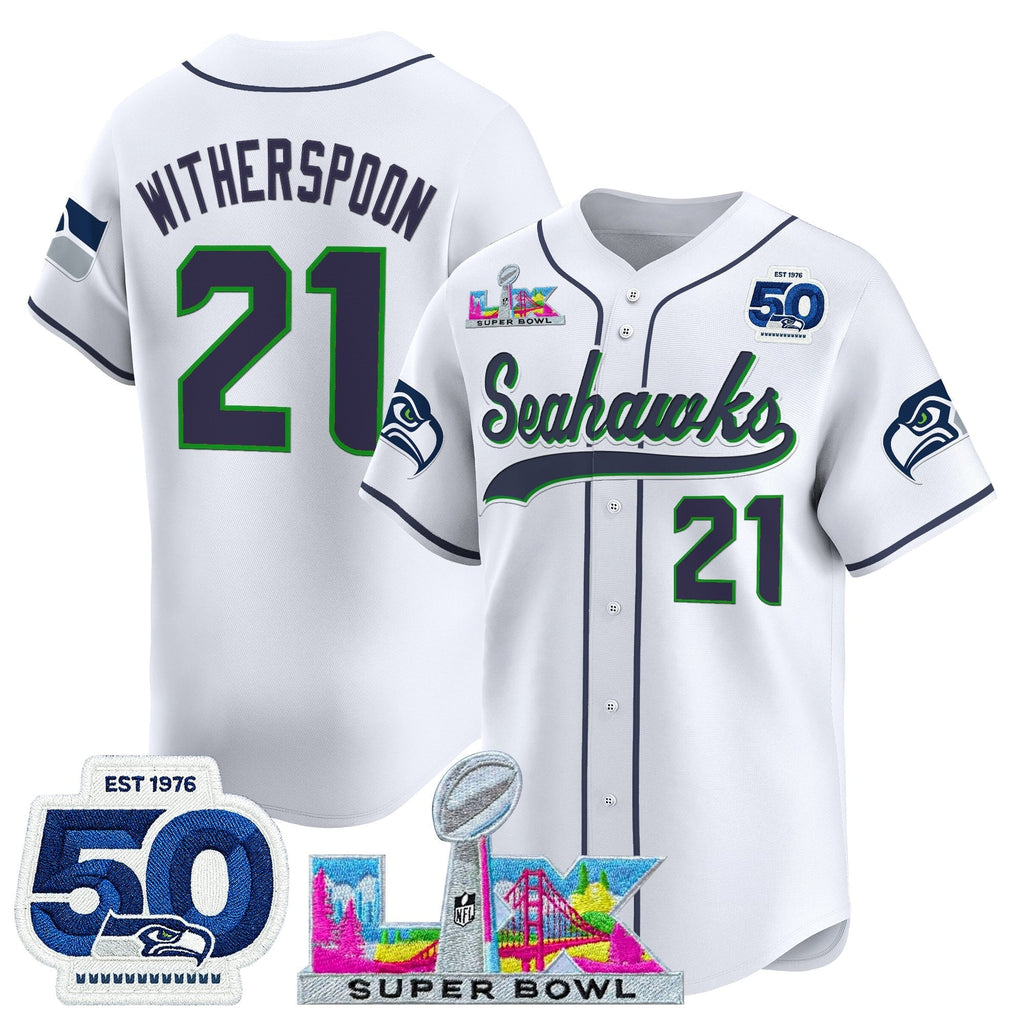 SEA Super Bowl LX Vapor Baseball Jersey - All Stitched