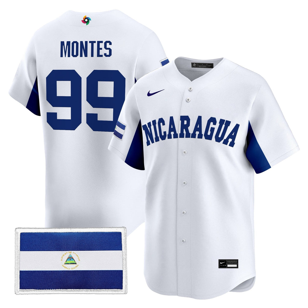 Team Nicaragua 2026 World Baseball Classic Vapor Premier Jersey - All Stitched