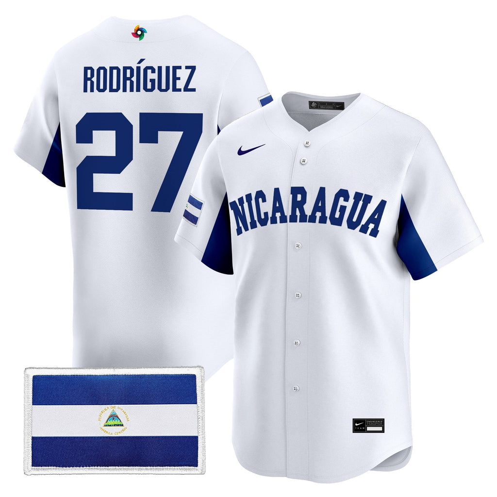 Team Nicaragua 2026 World Baseball Classic Vapor Premier Jersey - All Stitched
