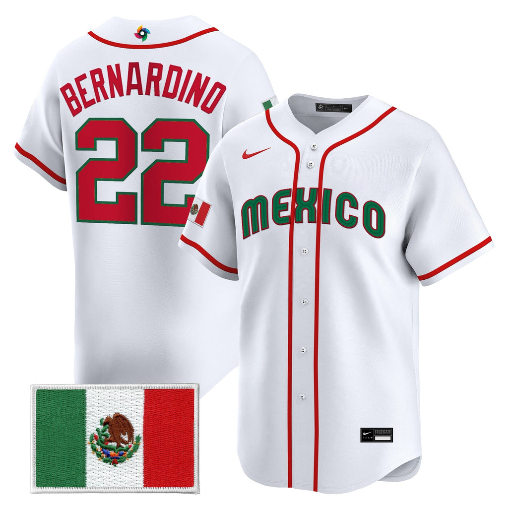 Team Mexico World Baseball Classic Vapor Premier Jersey - 2026 Roster - All Stitched