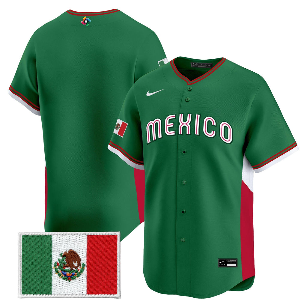 Team Mexico World Baseball Classic Vapor Premier Jersey - 2026 Roster - All Stitched