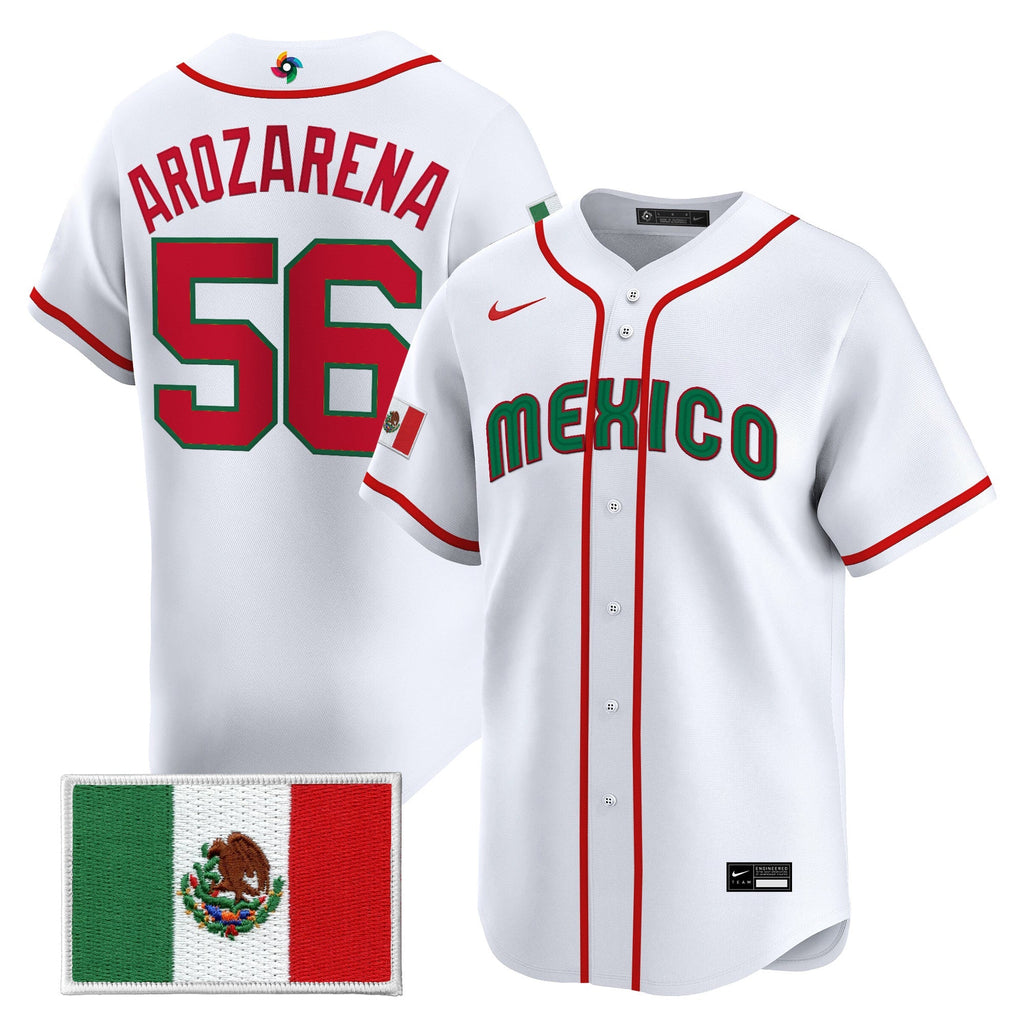 Team Mexico World Baseball Classic Vapor Premier Jersey - 2026 Roster - All Stitched