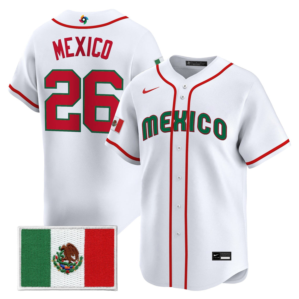Team Mexico World Baseball Classic Vapor Premier Jersey - 2026 Roster - All Stitched