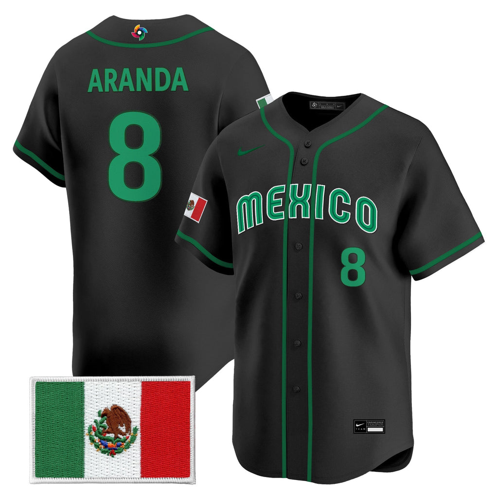 Team Mexico World Baseball Classic Vapor Premier Jersey - 2026 Roster - All Stitched