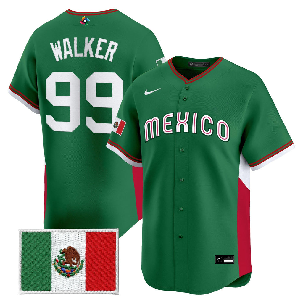 Team Mexico World Baseball Classic Vapor Premier Jersey - 2026 Roster - All Stitched