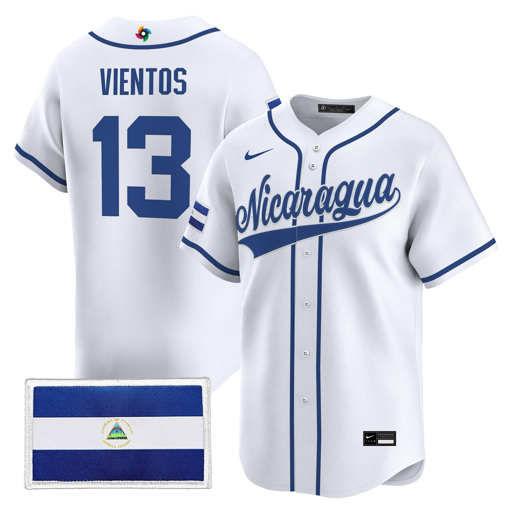 Team Nicaragua 2026 World Baseball Classic Vapor Premier Jersey - All Stitched