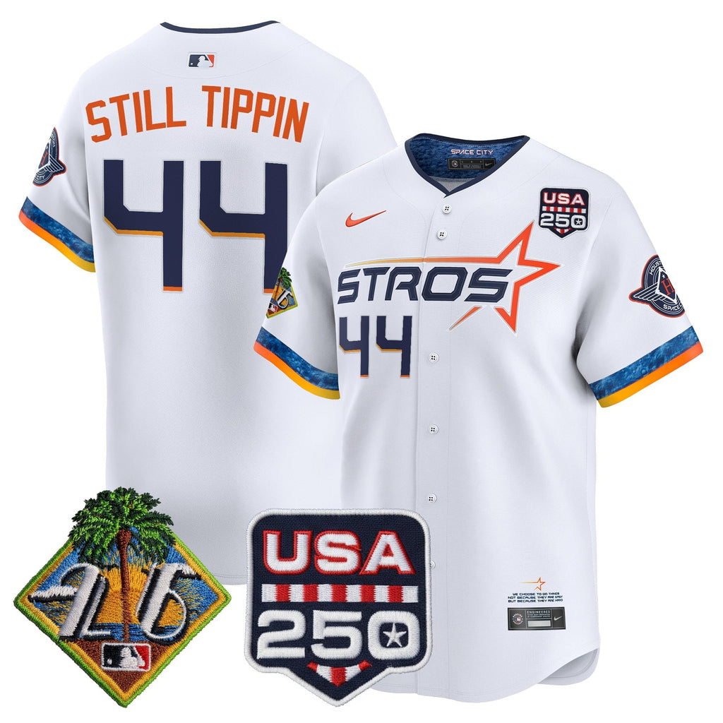 HOU 2026 Spring Training & 250America Patch Vapor Premier Limited Jersey - All Stitched
