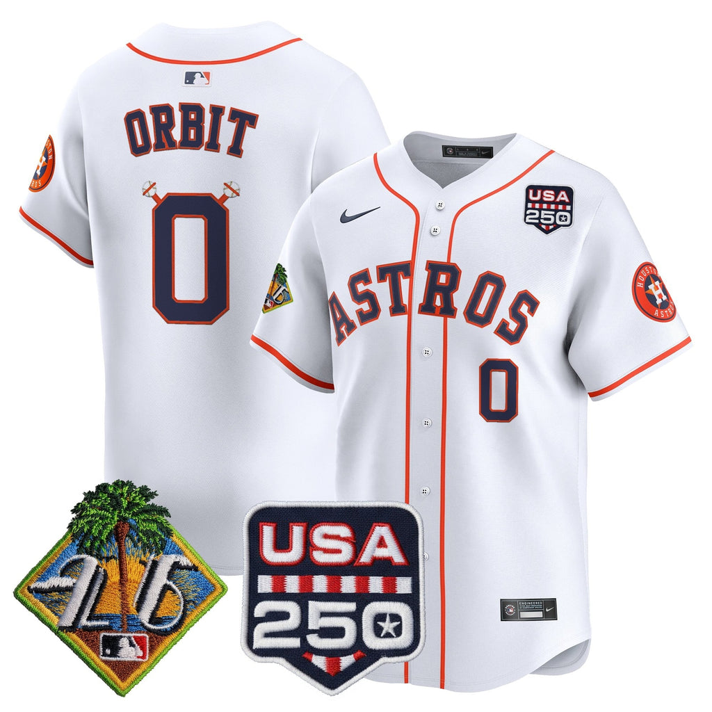 HOU 2026 Spring Training & 250America Patch Vapor Premier Limited Jersey - All Stitched