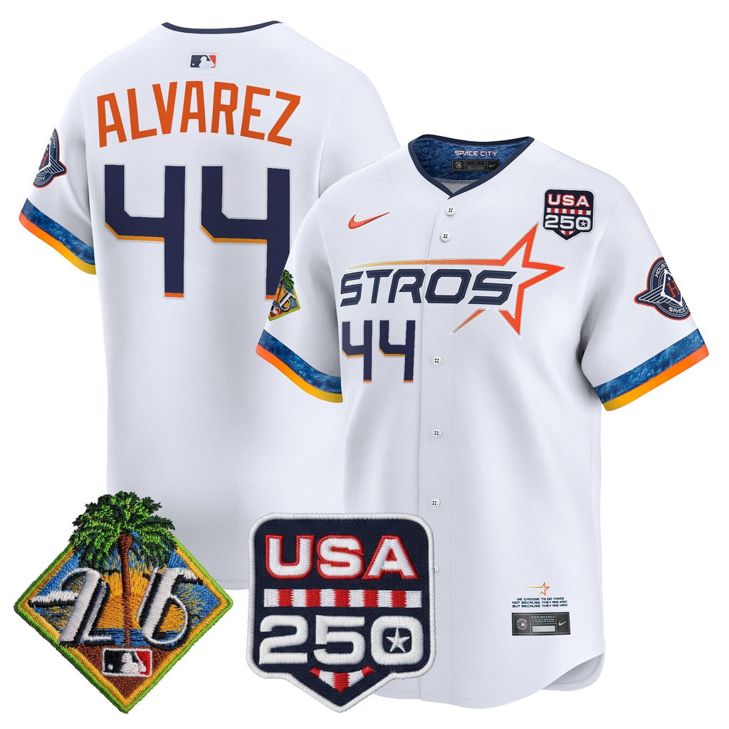 HOU 2026 Spring Training & 250America Patch Vapor Premier Limited Jersey - All Stitched
