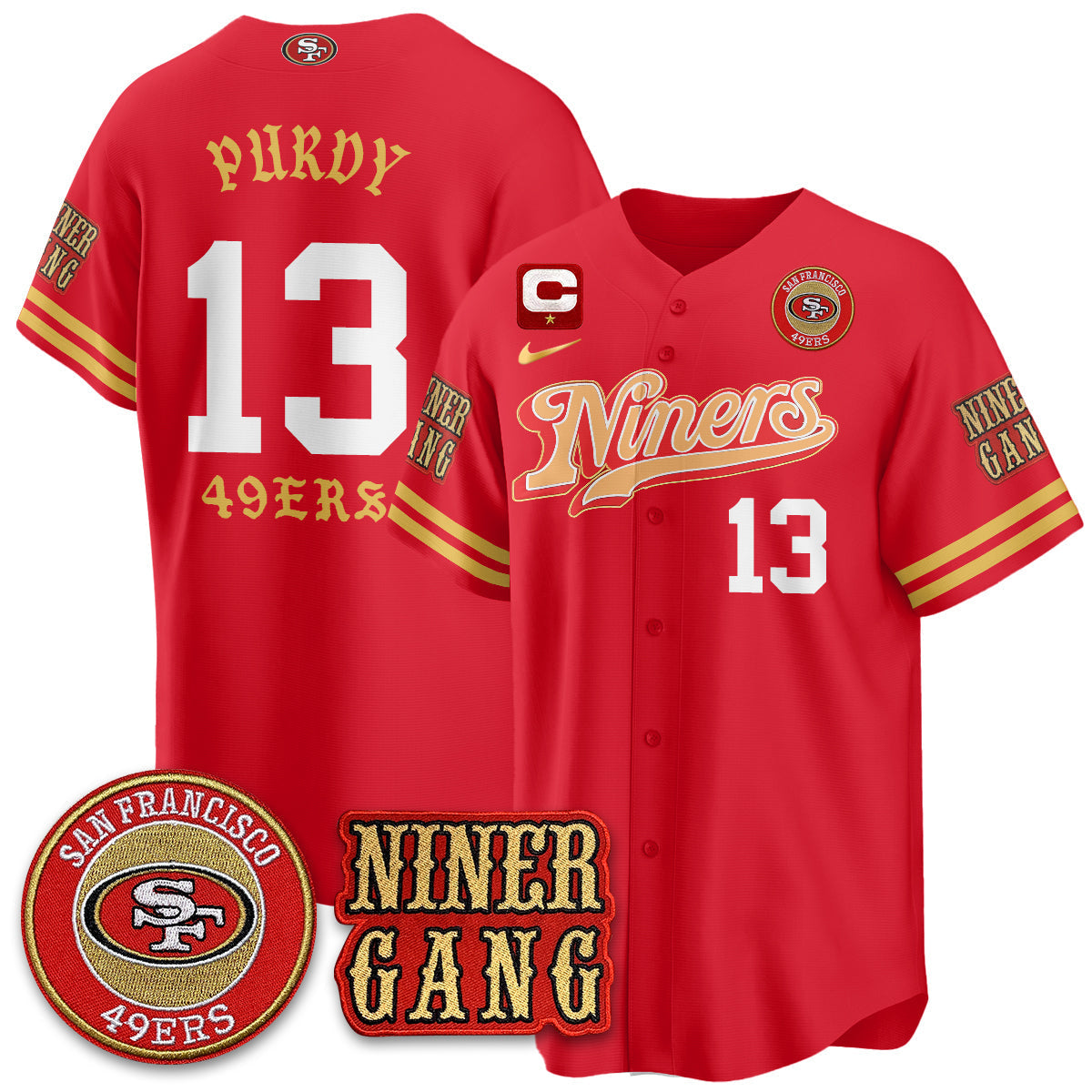 SF Born x Raised Baseball Men Jersey - All Stitched