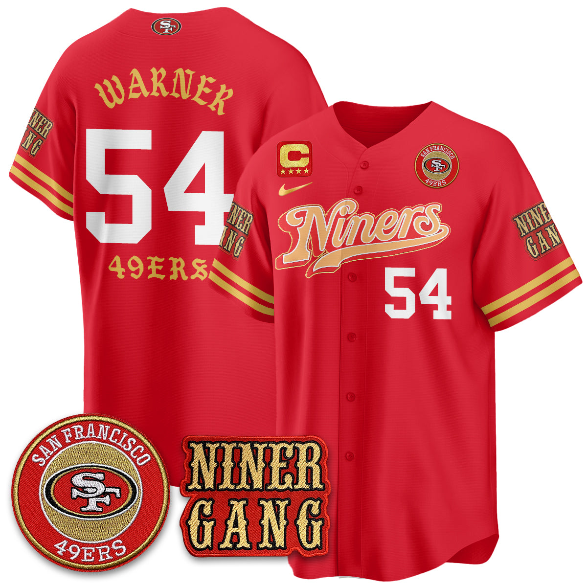 SF Born x Raised Baseball Men Jersey - All Stitched