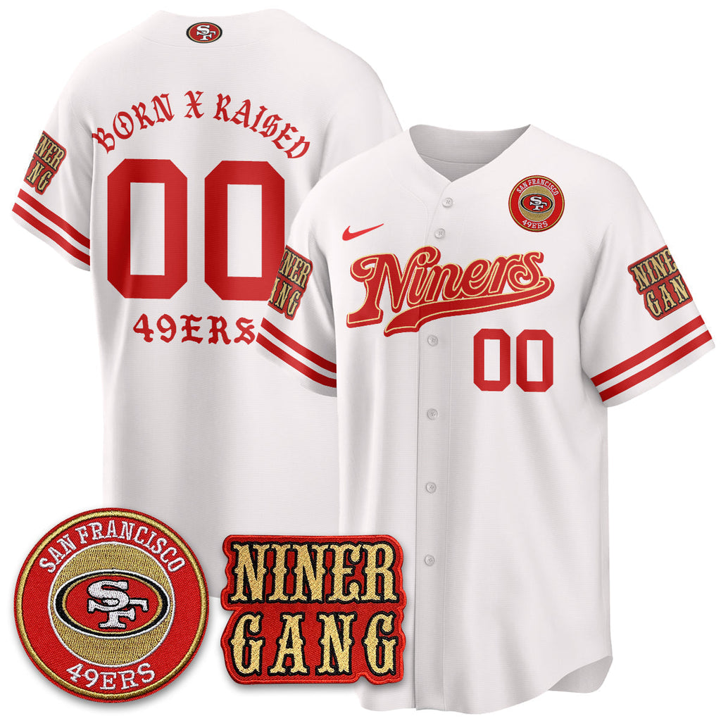 SF Born x Raised Baseball Men Jersey - All Stitched