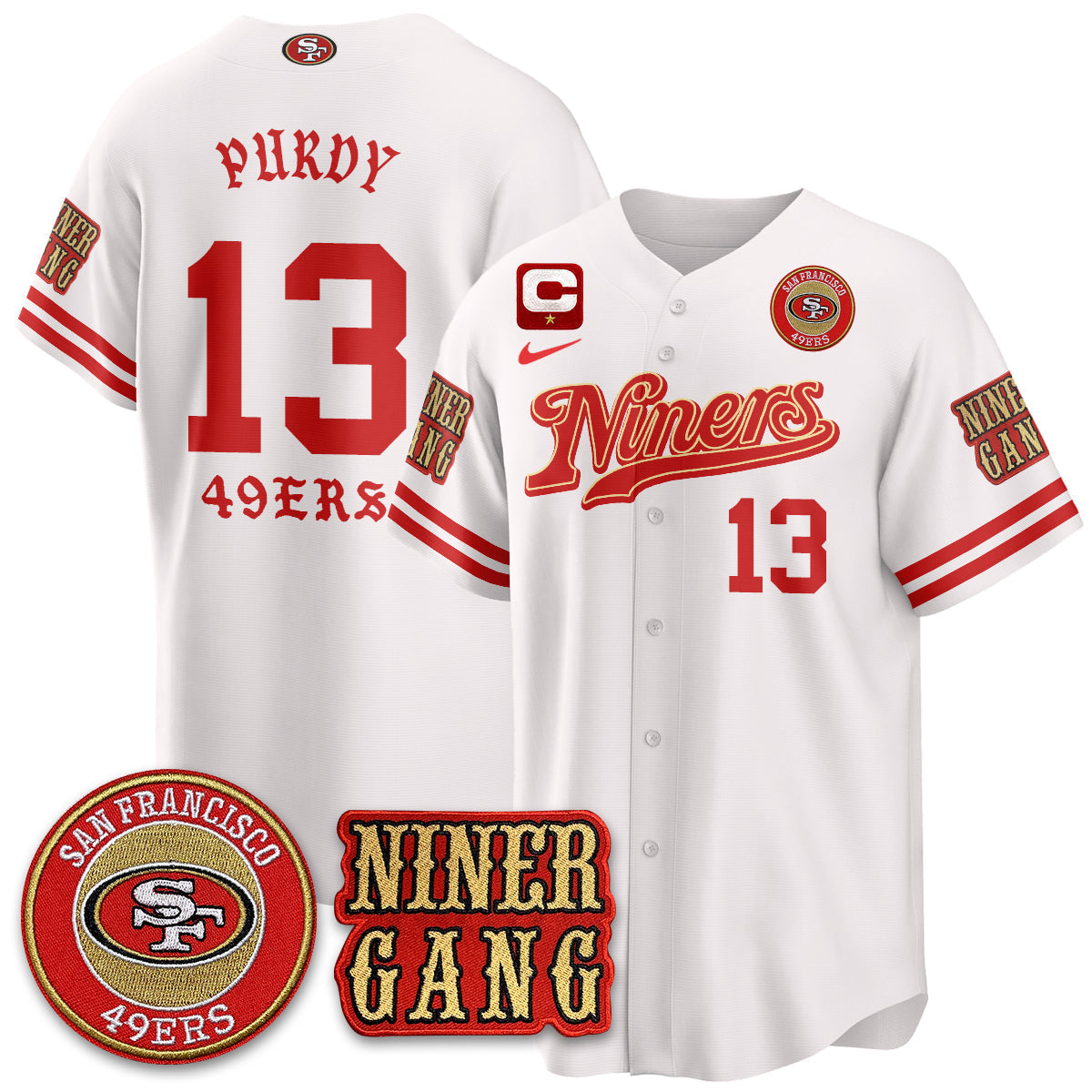 SF Born x Raised Baseball Men Jersey - All Stitched