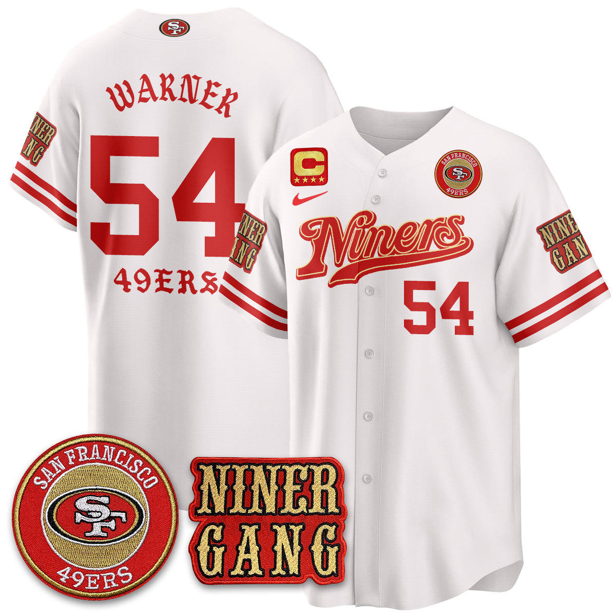 SF Born x Raised Baseball Men Jersey - All Stitched