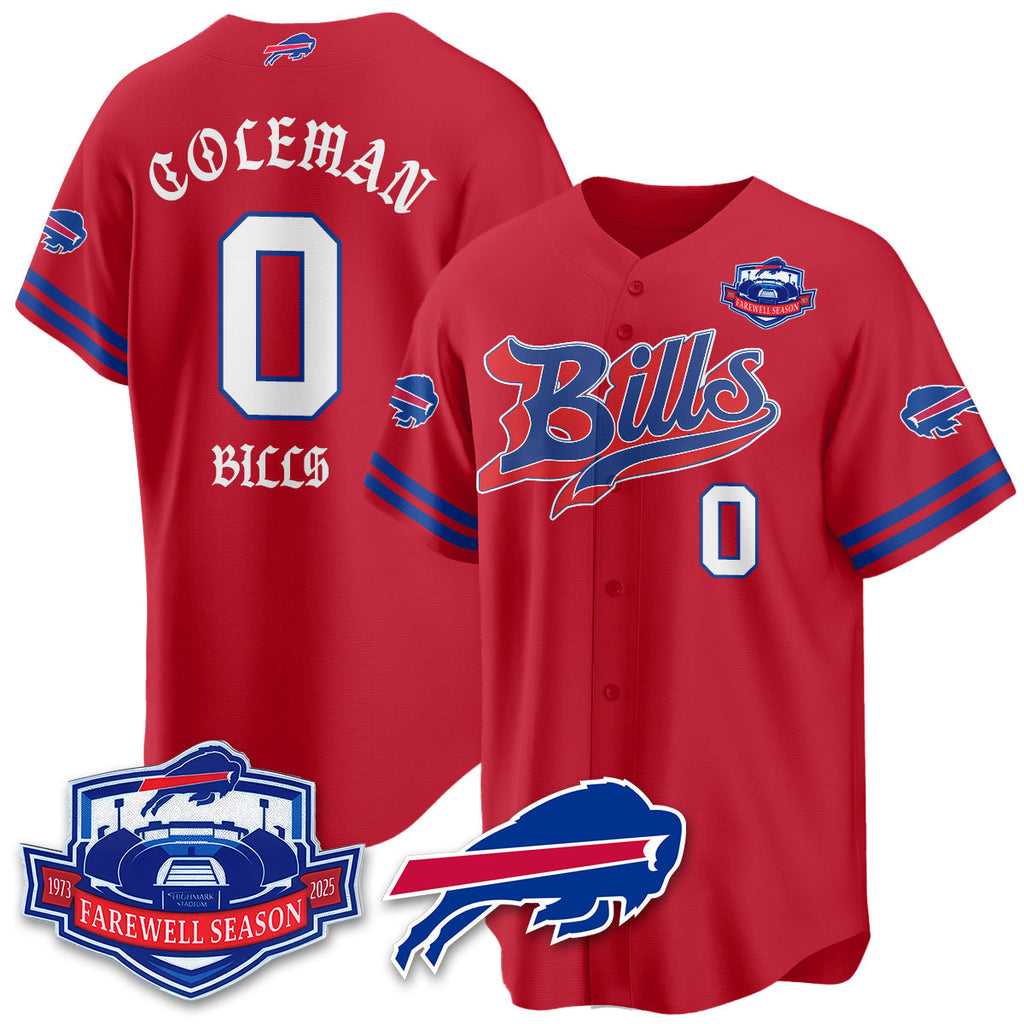 BUF Born x Raised Baseball Jersey - All Stitched